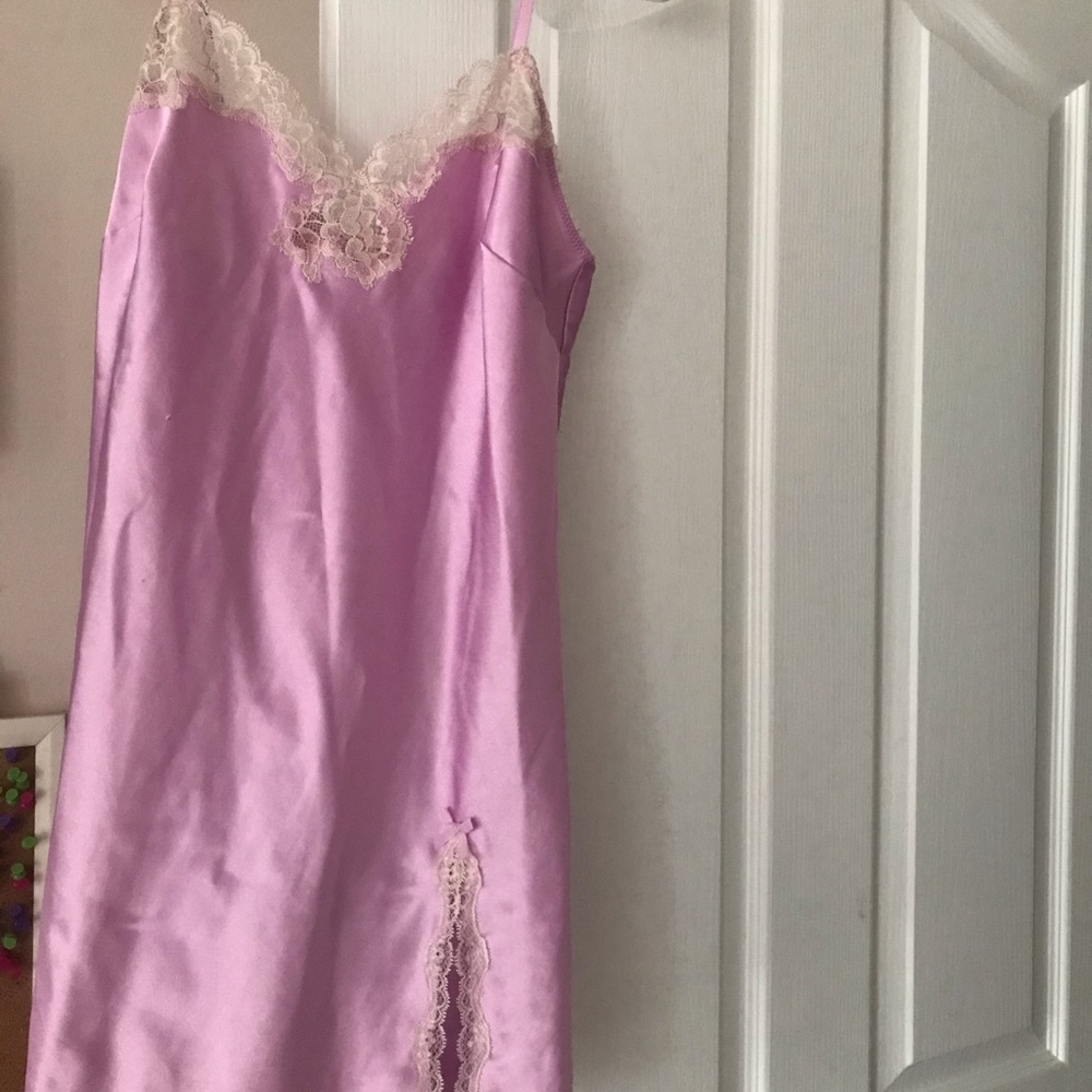 vintage victorias secret satin slip